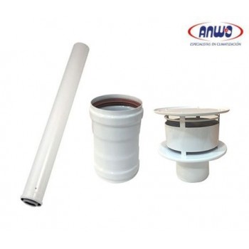 KIT DUCTO ESCAPE DE QUEMAS VERTICAL RINNAI